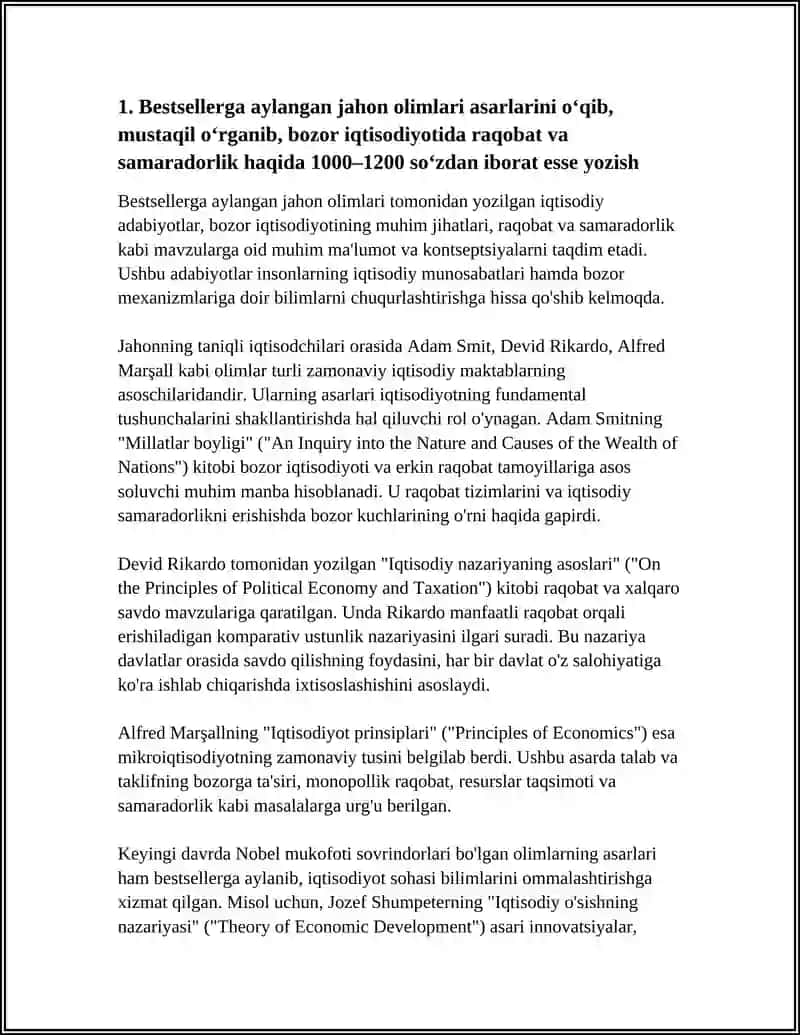 BESTSELLERGA AYLANGAN JAHON OLIMLARI MUALLIFIDAGI IQTISODIY MAVZUDAGI ADABIYOTLAR 4