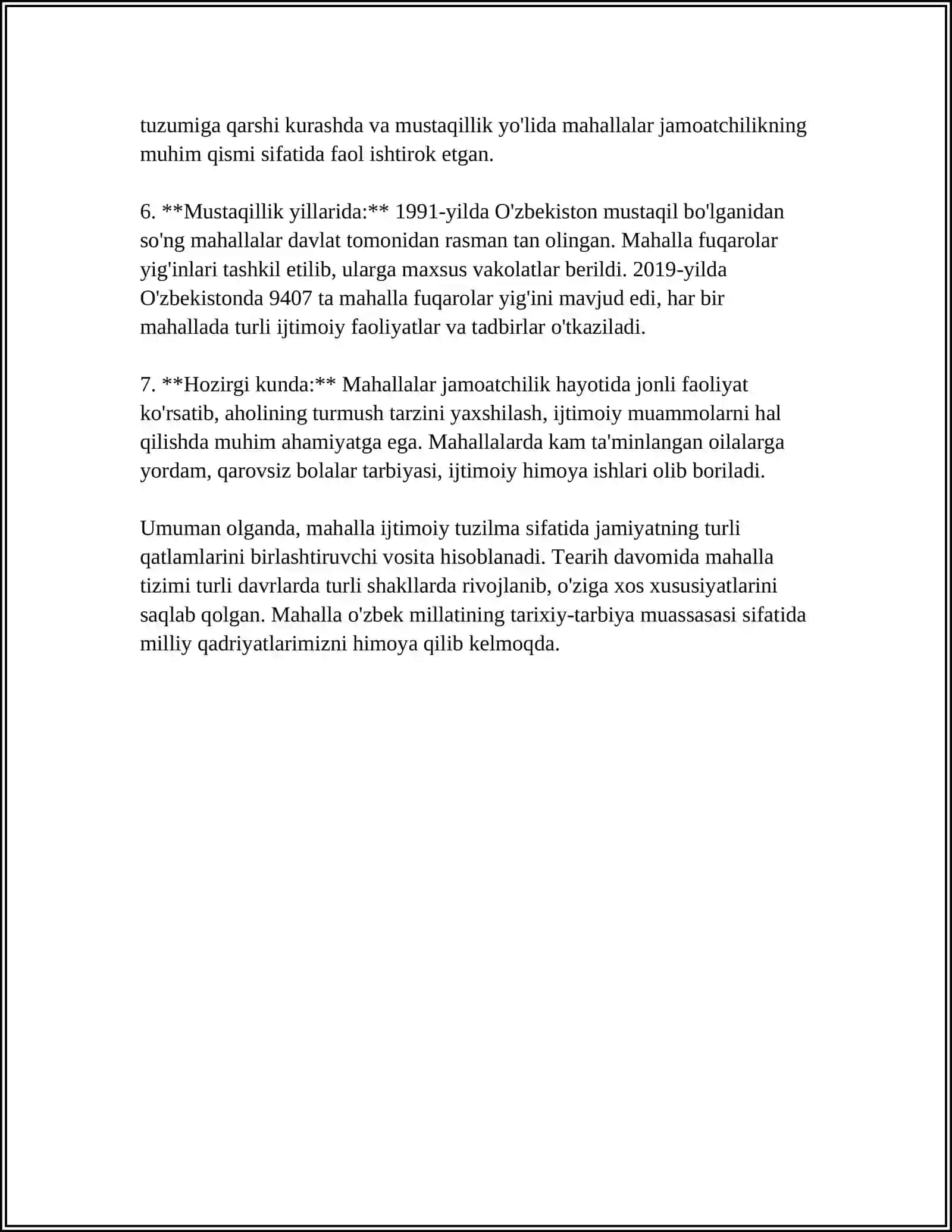 MENING MAHALLAM VA SHAJARAM FAXRIMDIR 4