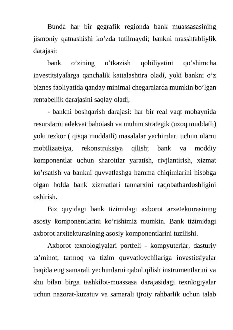 Bank axborot tizimi (BAT) 4