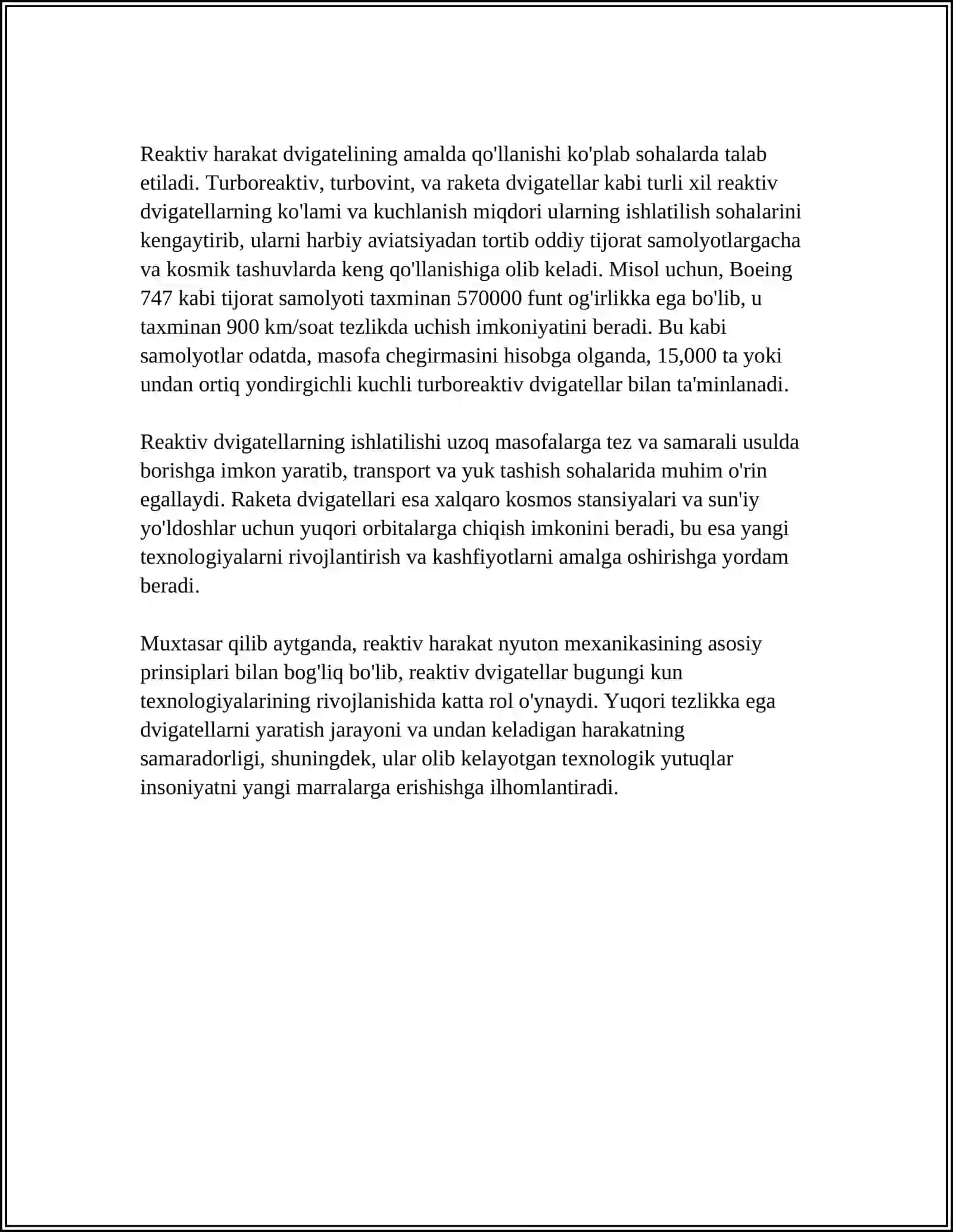 REFERAT: REAKTIV HARAKAT 4