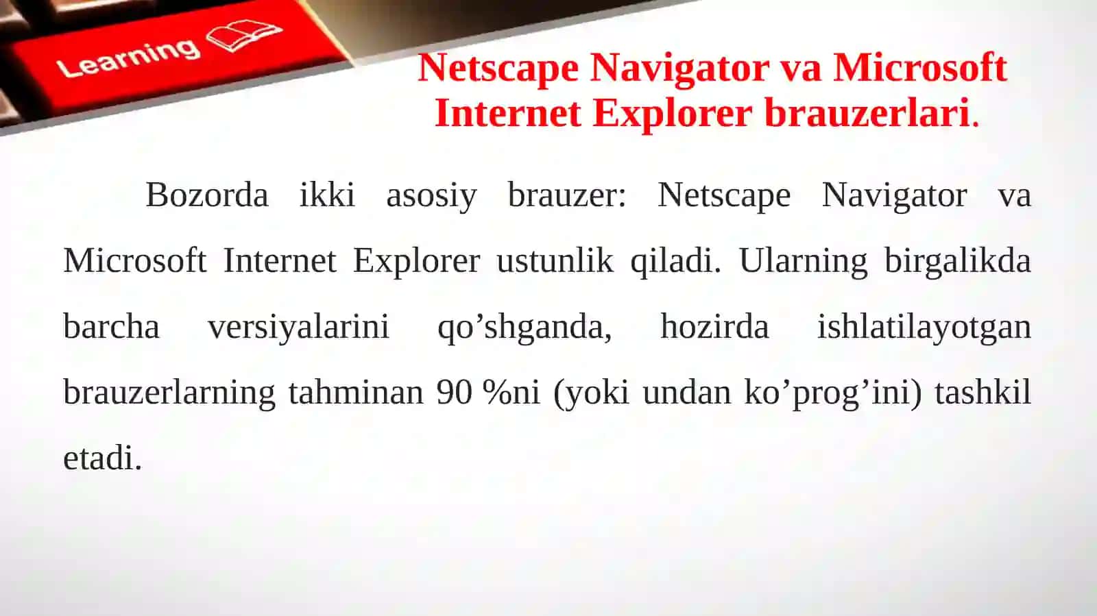 Internet Exploler va unda ishlash asoslari 4