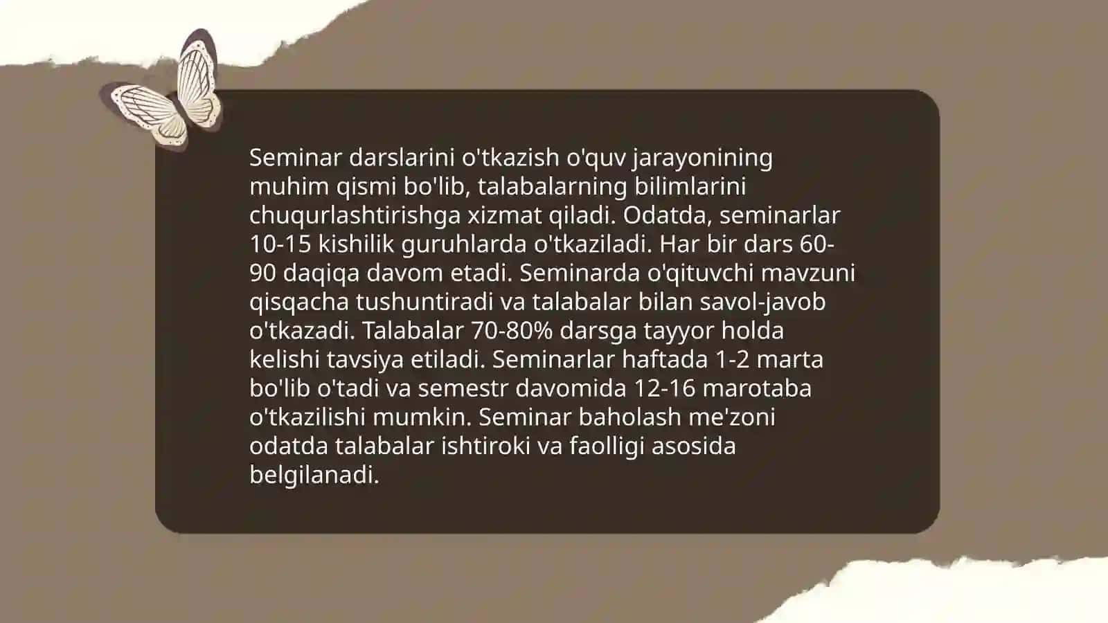 Ma'ruza tashkil etish 4