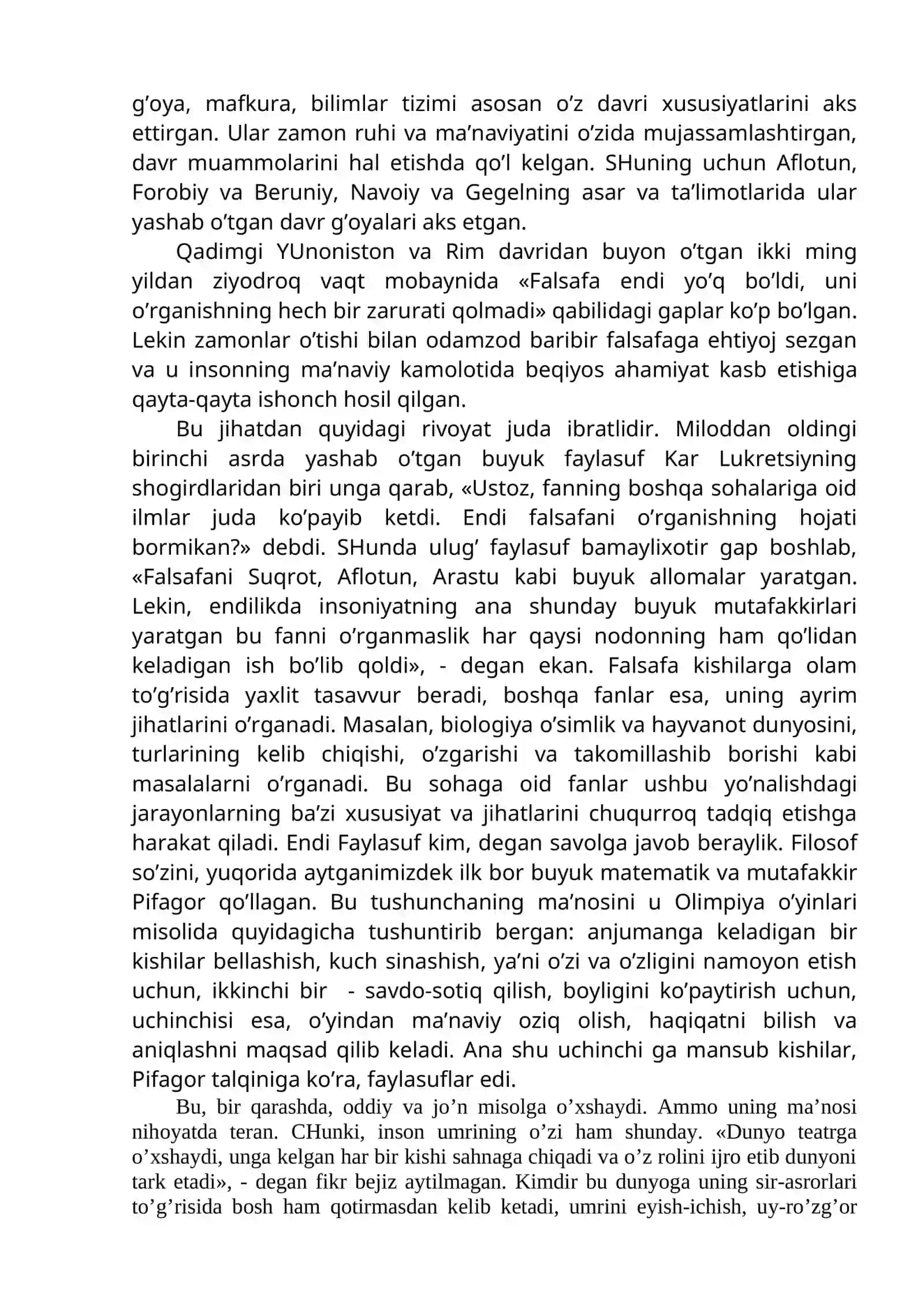 FALSAFANING MOHIYATI VA JAMIYAT TARAQQIYOTIDAGI ROLI 4