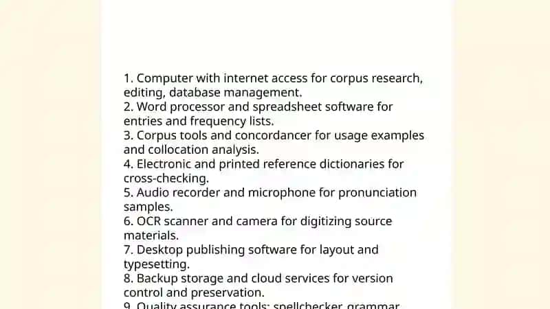 My profession Glossaky-Make a Mini-Dictionaky 4