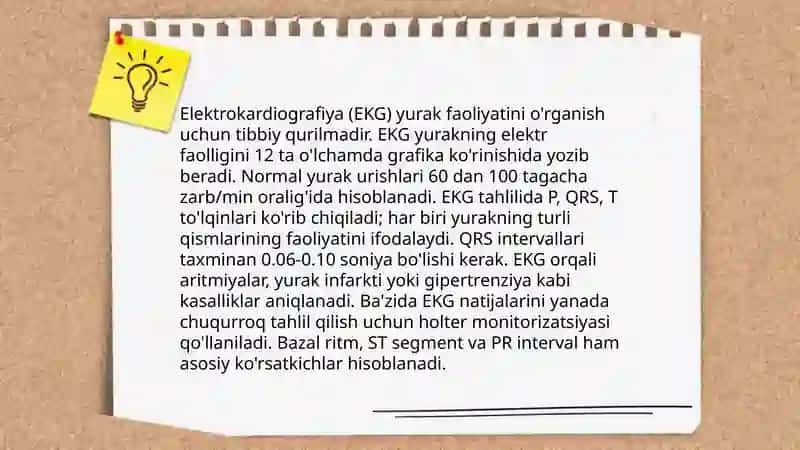 Yurak foaliyatini tekshirish usullari 4