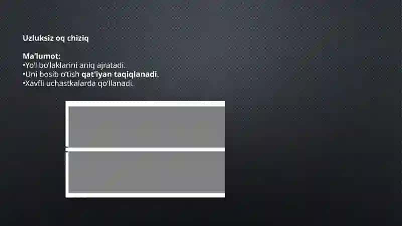 yol belgi chiziqlari 4
