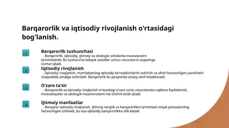 Yashil Iqtisodiyotni yaratish va faoliyat yuritish asoslari 4