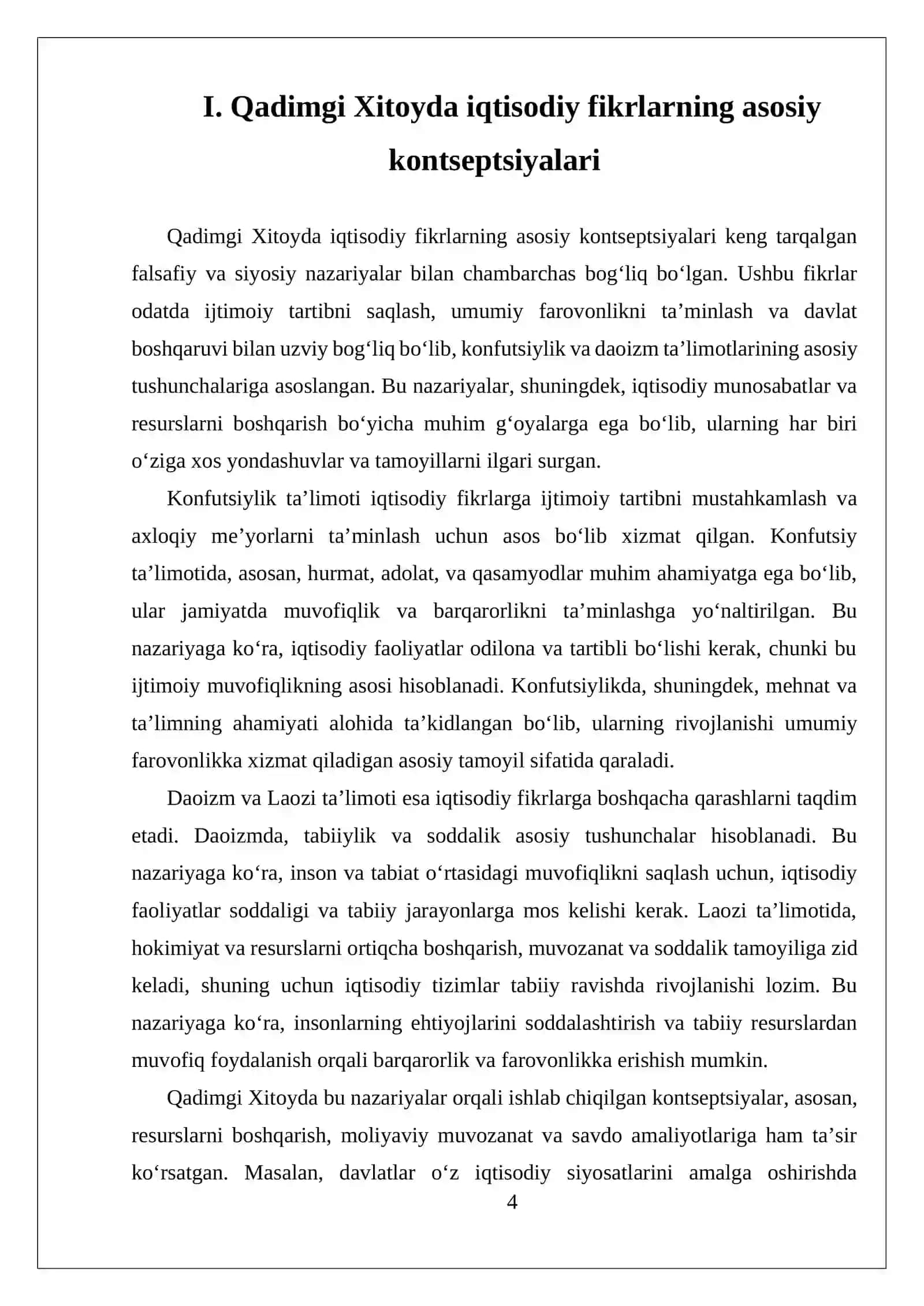 Qadimgi Xitoydagi Iqtisodiy Fikrlar 4