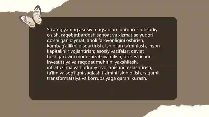 Oʻzbekiston Respublikasi rivojlantirish harakatlar strategiyasi 4