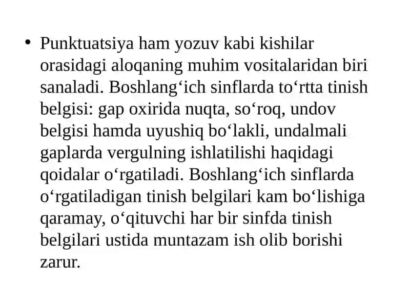 Punktuatsiyafikrniyozmamukammalifodalashvositasi 4