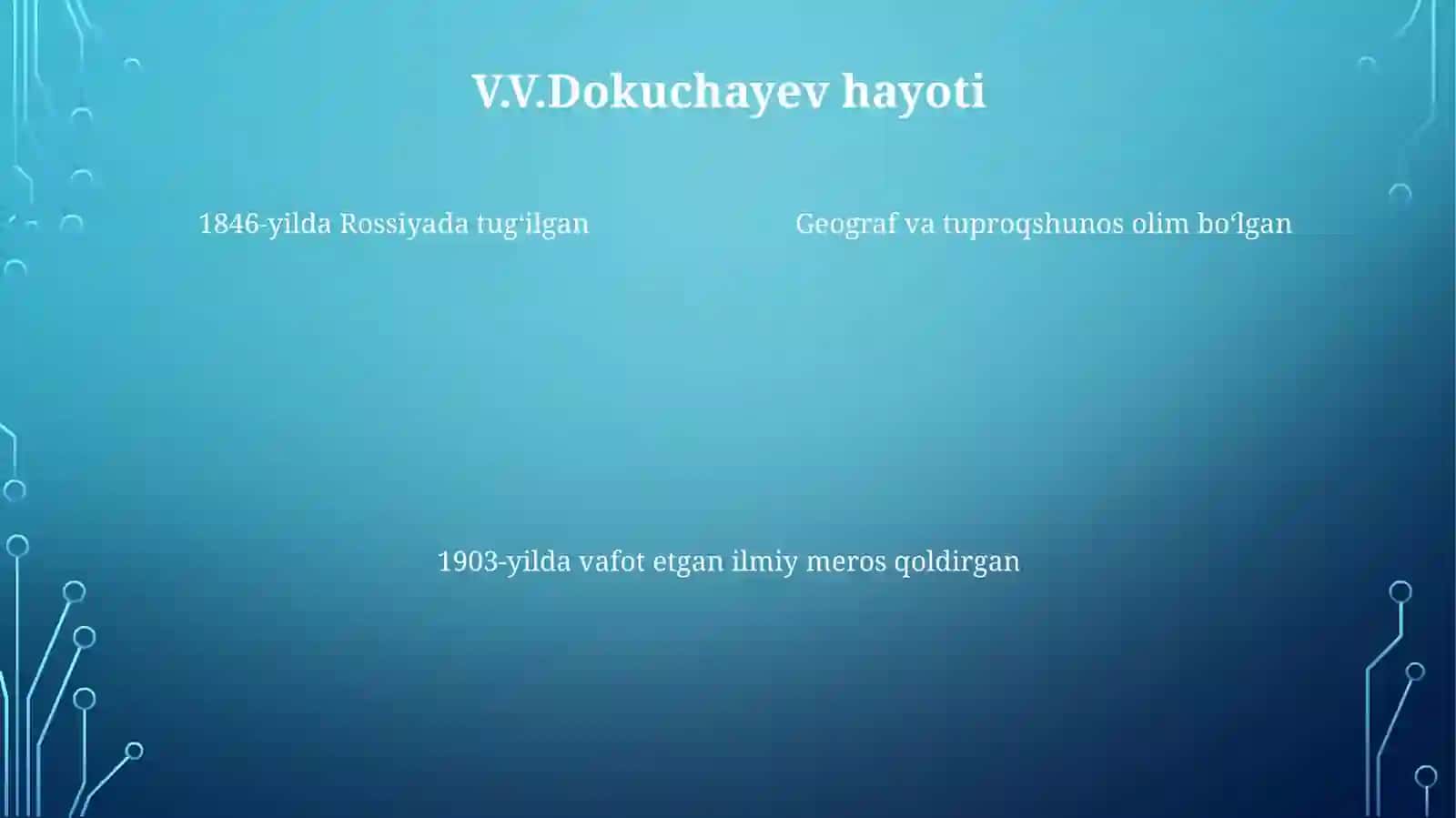 TuproqshunoslikdaV.V.Dokuchayevhissasi 4