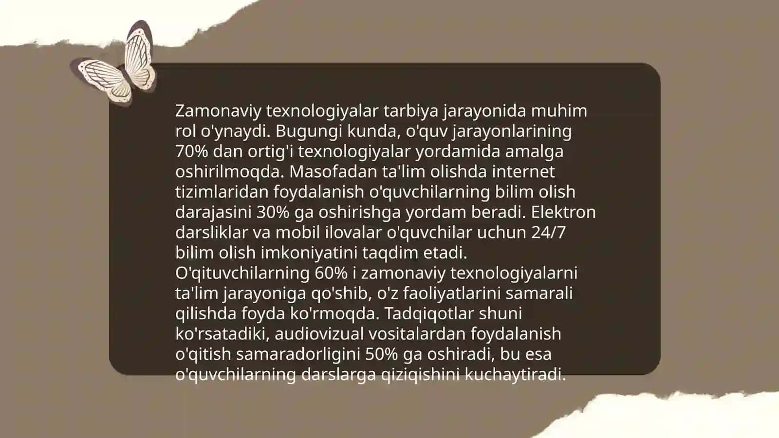 Tarbiya fanini oʼqitishda innovatsion yondashuv 4