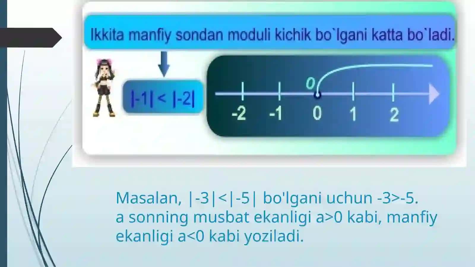 BUTUN SONLARNI TAQQOSLASH 4