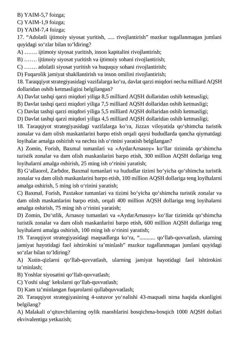 2022-2026 yillarga mo‘ljallangan Yangi O‘zbekistonning taraqqiyot strategiyasi 4