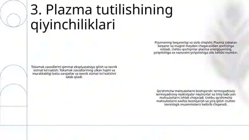 Termoyadro Sintez Reaksiyalarini Boshqarish Muamuosi 4