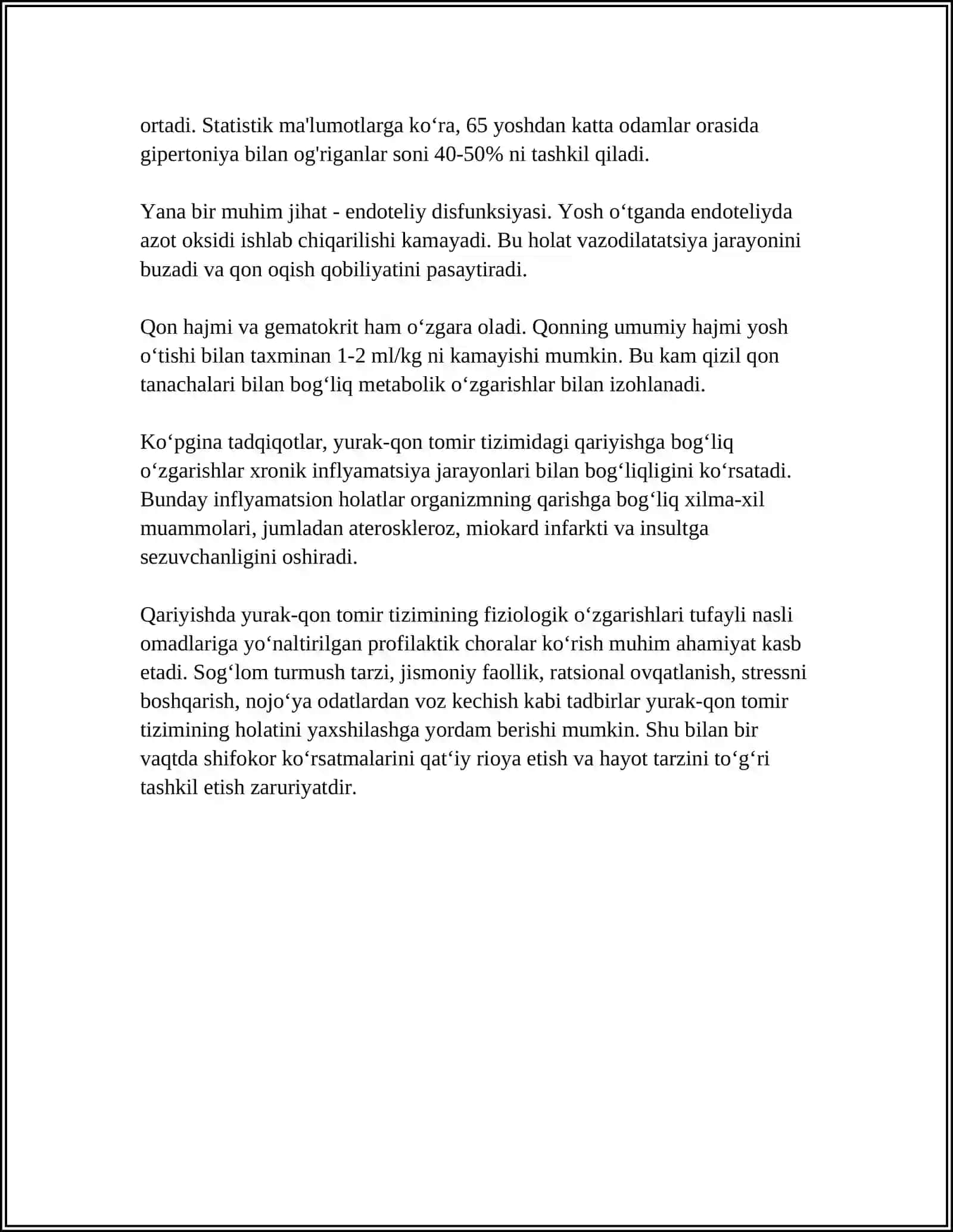 KEKSA BEMOR.KEKSA ORGANIZMNING FIZIOLOGIK XUSUSIYATLARI 4