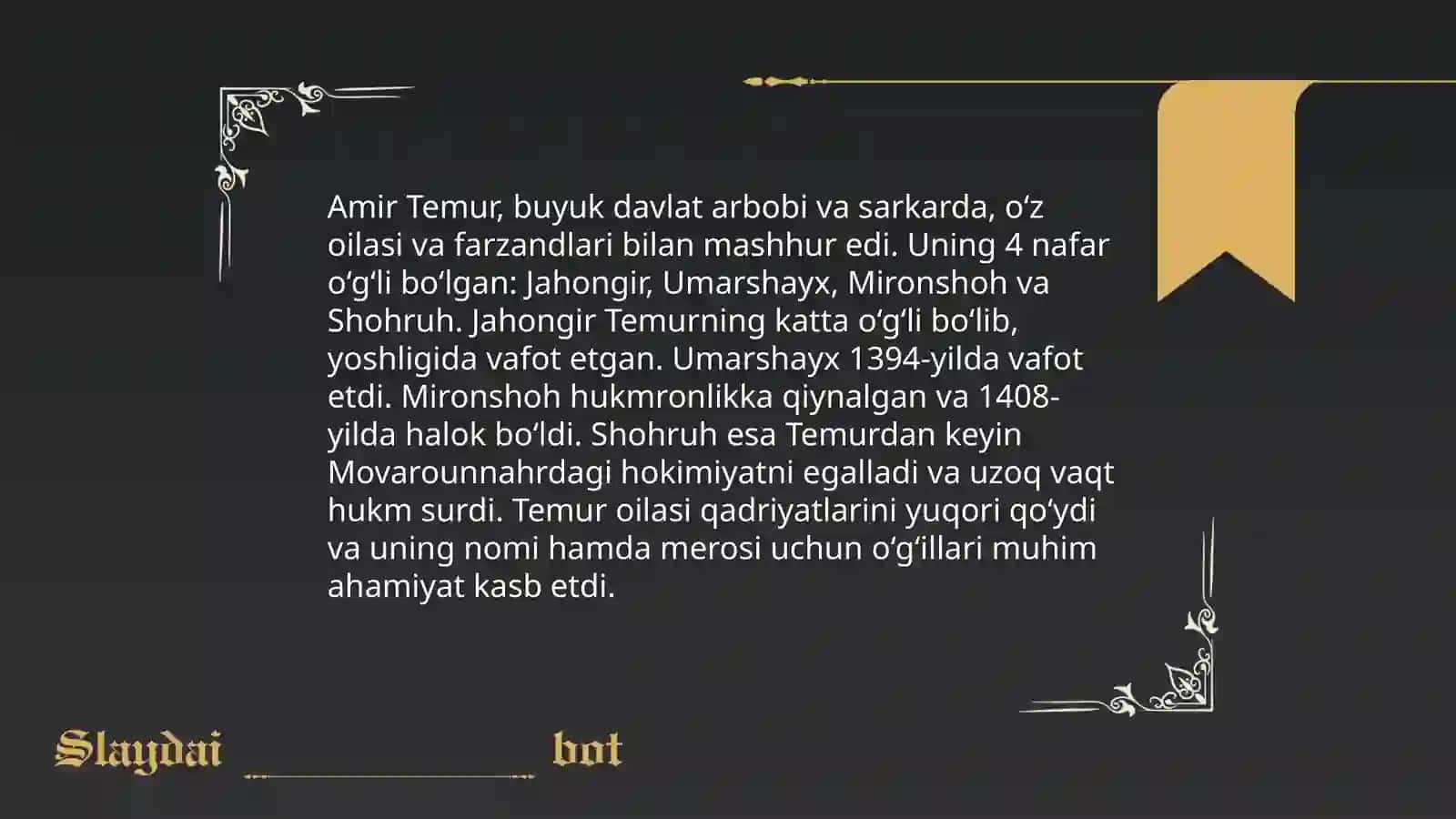 Amir Temur haqida 4