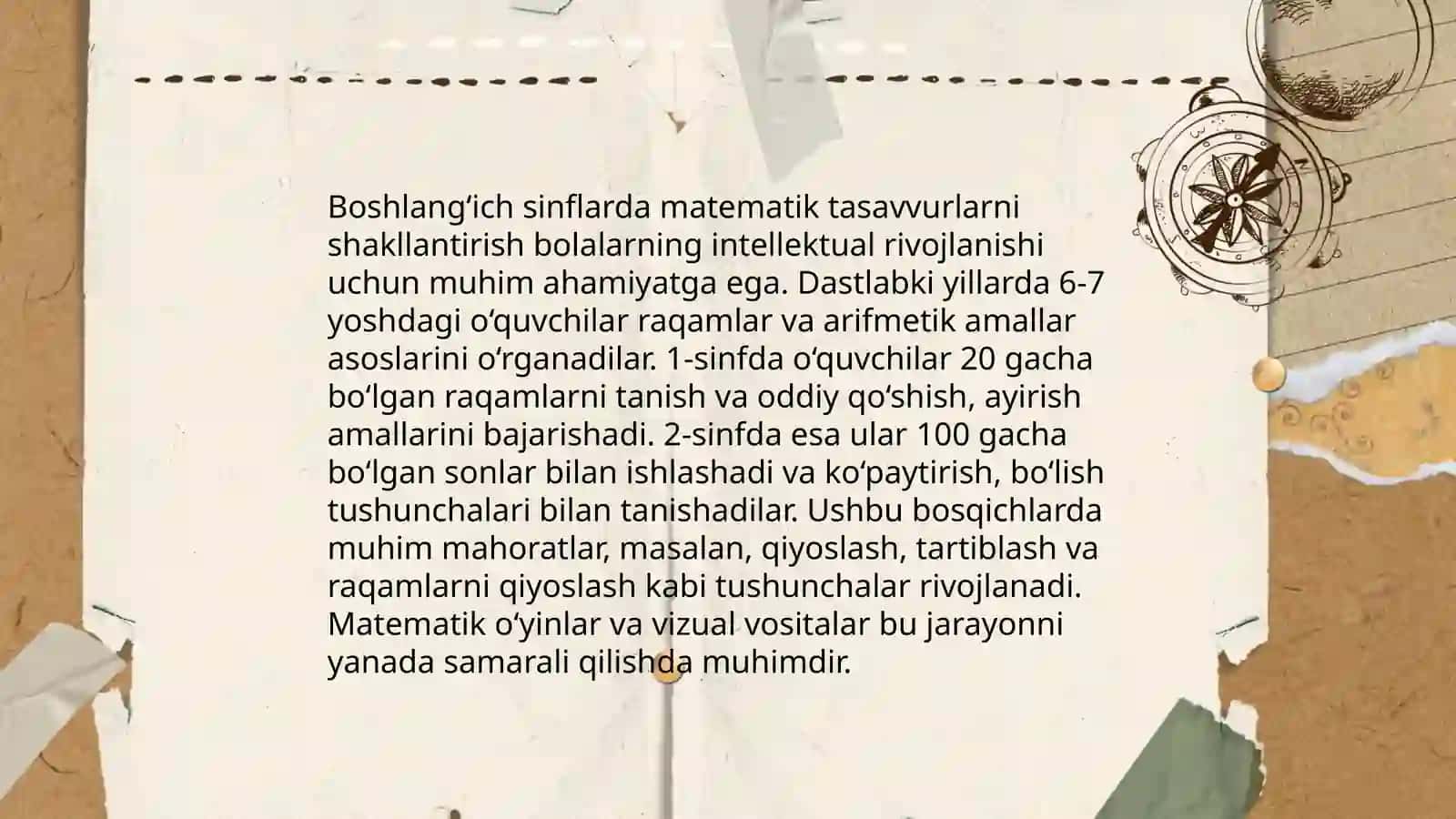 Matematika va uni oʻqitish metodikasi 4