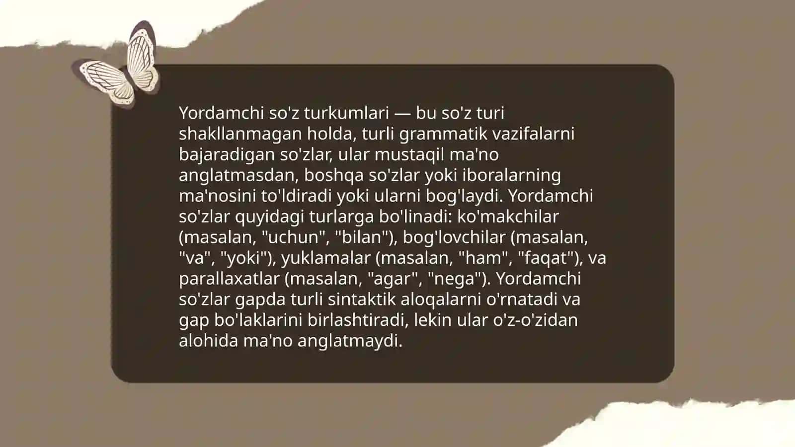 Mustaqil so'z turkumlari 4