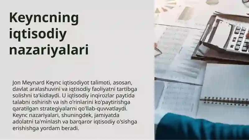 Jon Meynard Keyncning iqtisodiyot talimoti va uning mohiyati 4
