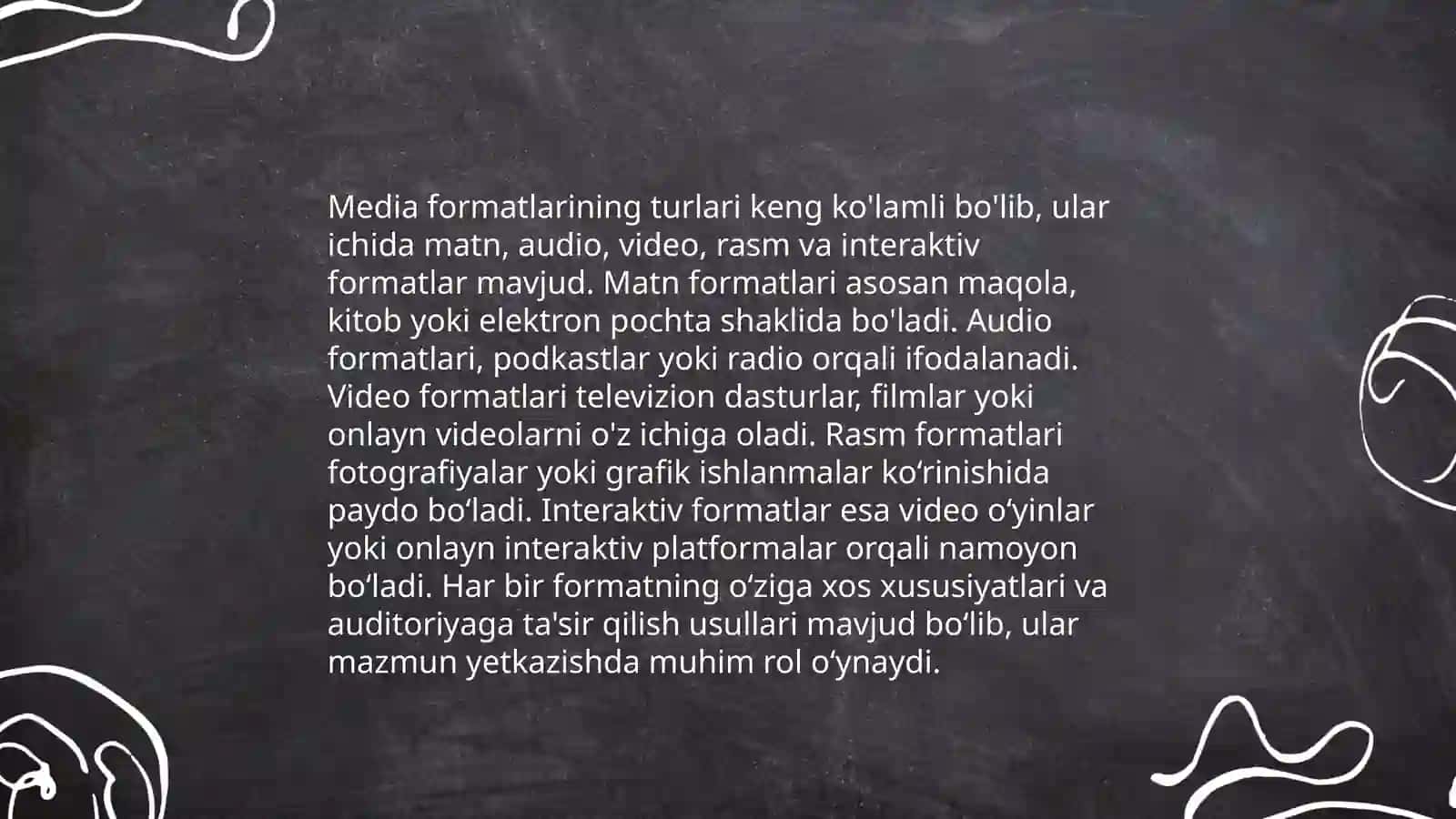 Media maydon tuzilishi, ta'siri va media maydonda axborot tarqatish madaniyati 4