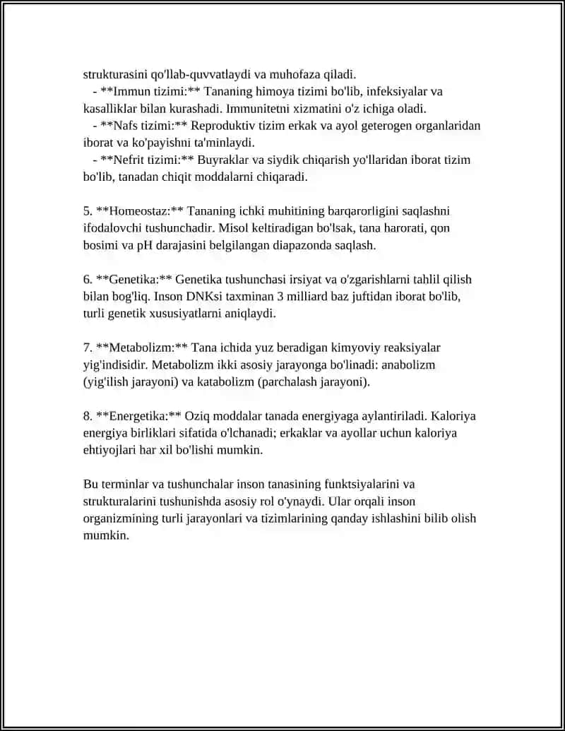 ODAM ORGANIZMIGA OID TERMINLAR ISHTIROKIDA TAQDIMOT 4
