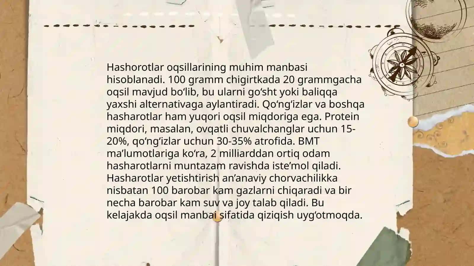Hashorotlar va oziq-ovqat ishlab chiqarish 4