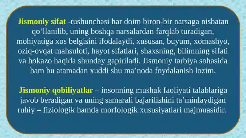 Jismoniy sifatlarni rivojlantirish uslubiyatlari 4
