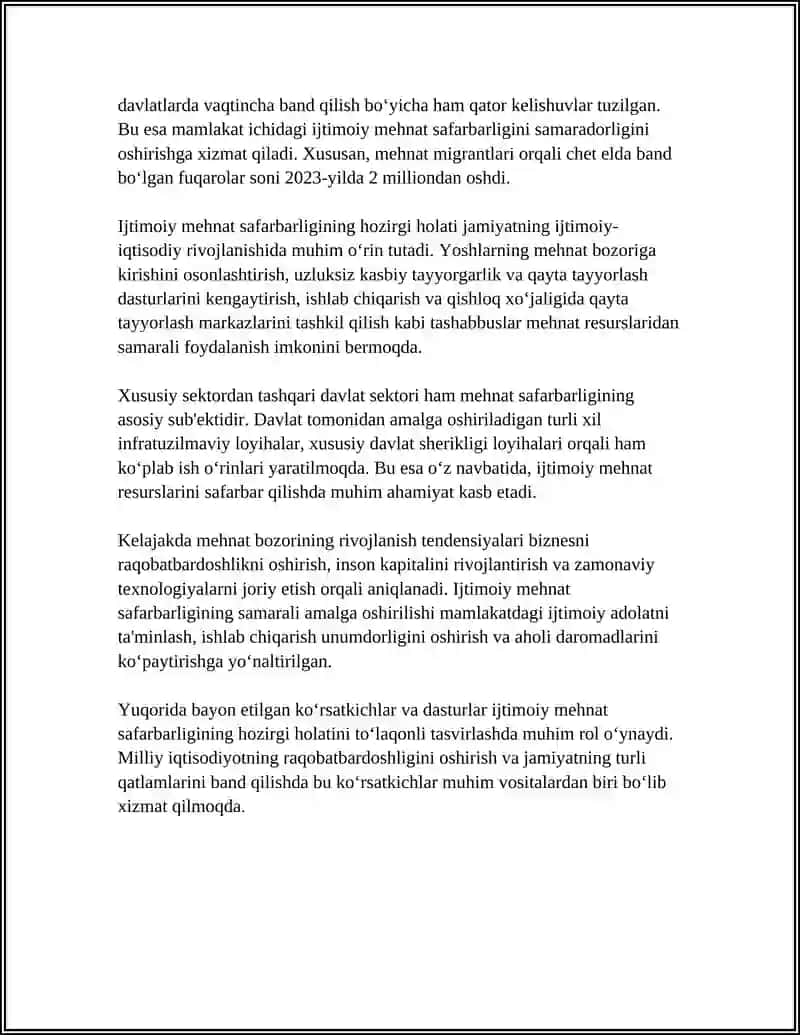IJTIMOIY MEHNAT SAFRBARLIGI XOLATINI TAXLILI VA PROGNOZI 4