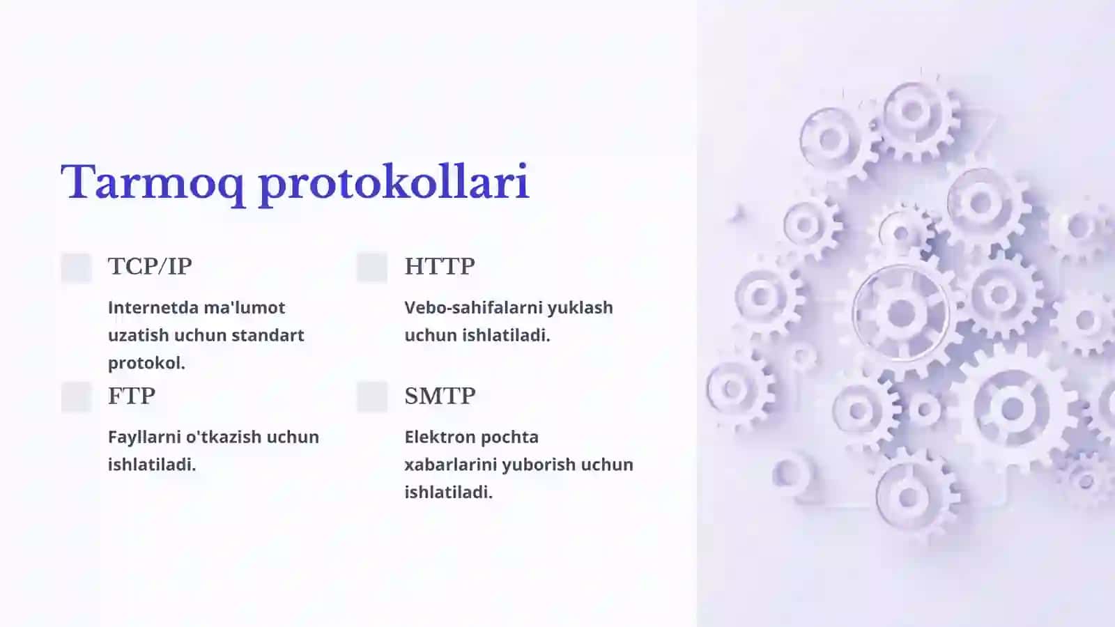 Tarmoqlar Dunyosiga Sayohat 4