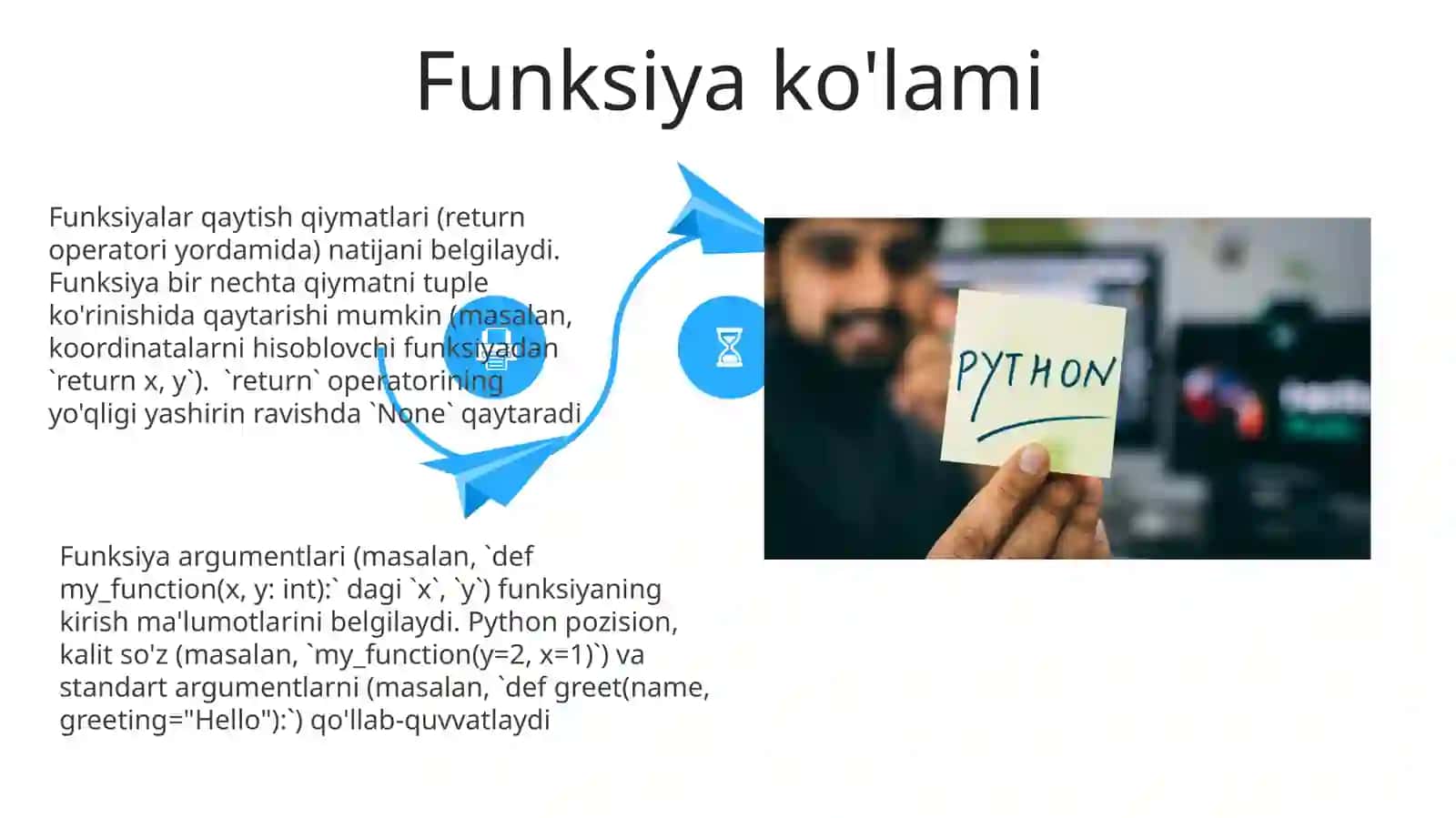 PYTHONDA FUNKSIYALAR 4