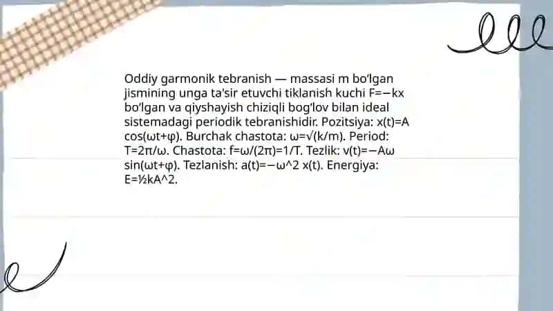 Tebranishlar 4