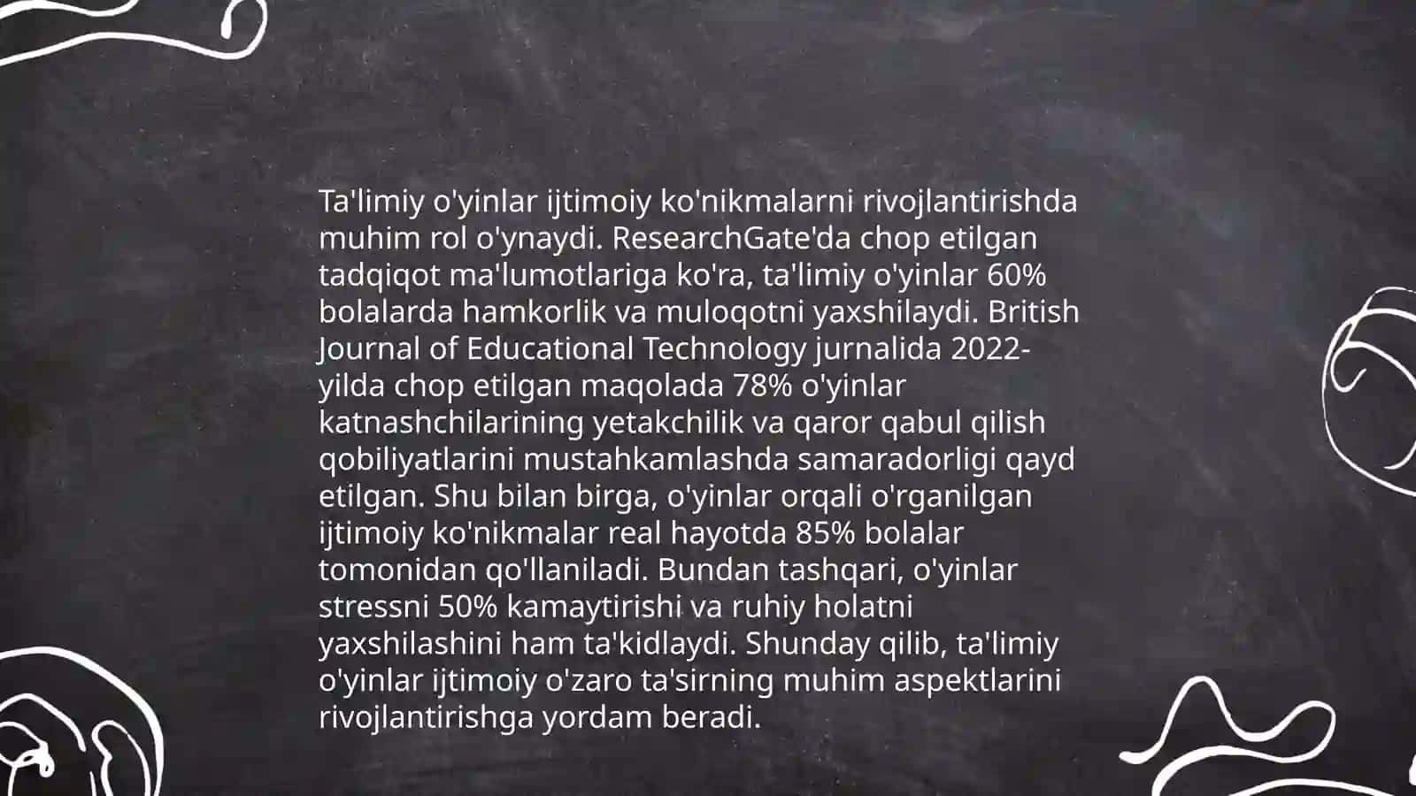 O'yinli texnologiyalar va Tarbiya fanini oʻqitish 4