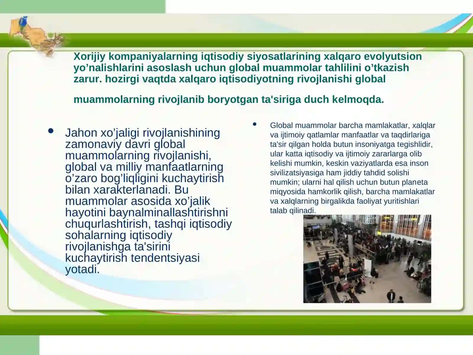 Jahon iqtisodiyotini globallashuviniqarama-qarshiliklari 4