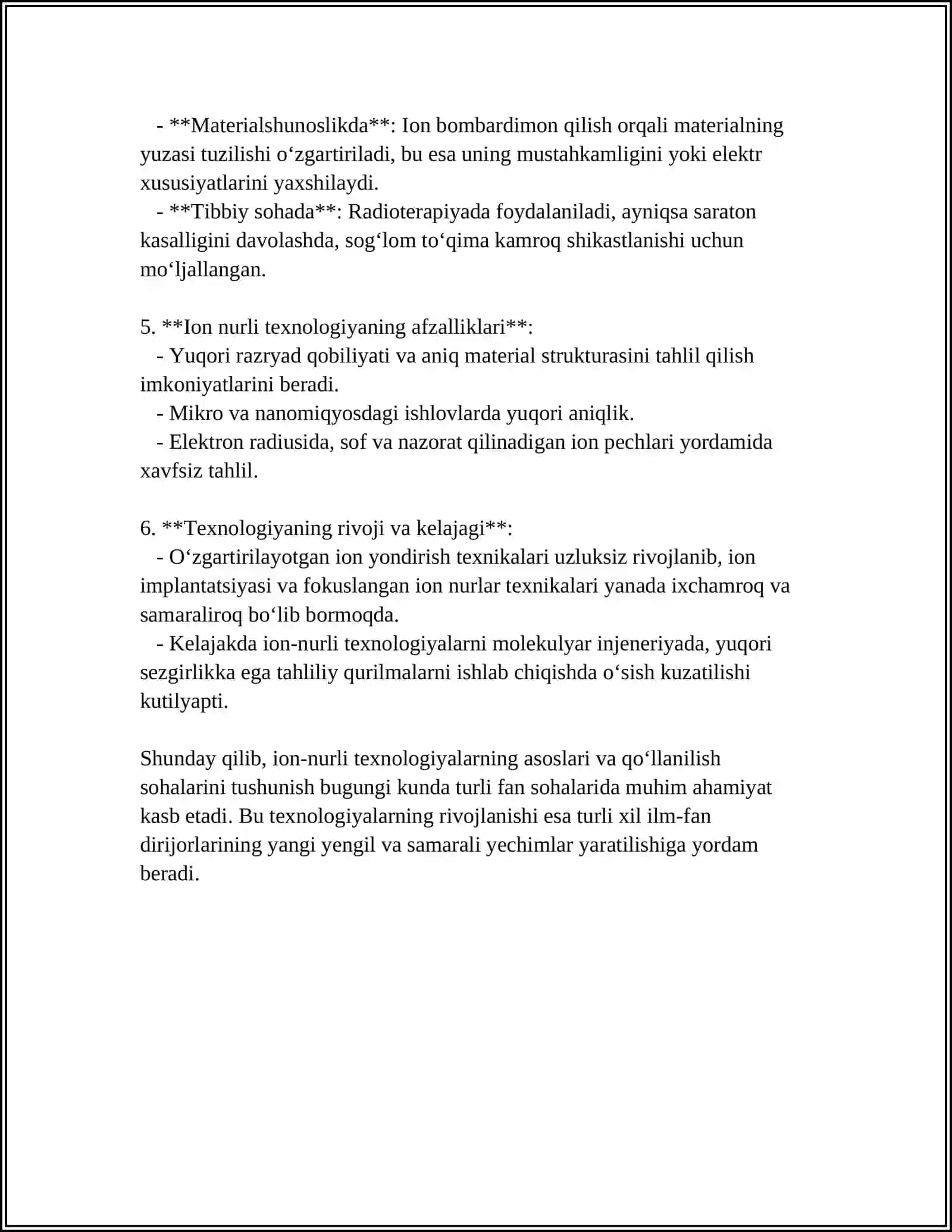 SIRTNI QAYTA ISHLASHNING ION-NURLI TEXNOLOGIYASI 4