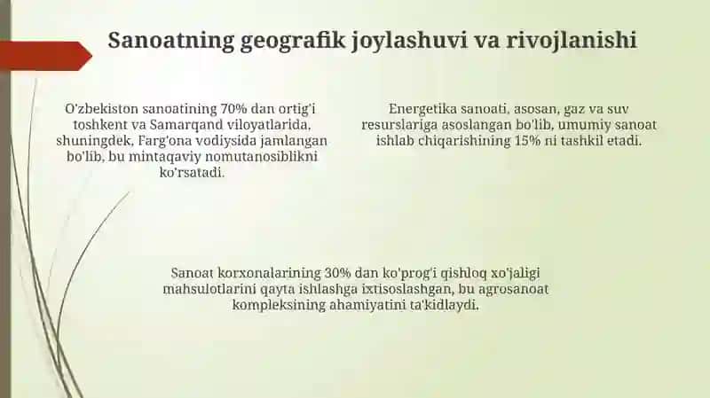 O'zbekistonda ijtimoiy va iqtisodiy geografiyaning rivojlanish xususiyatlari 4