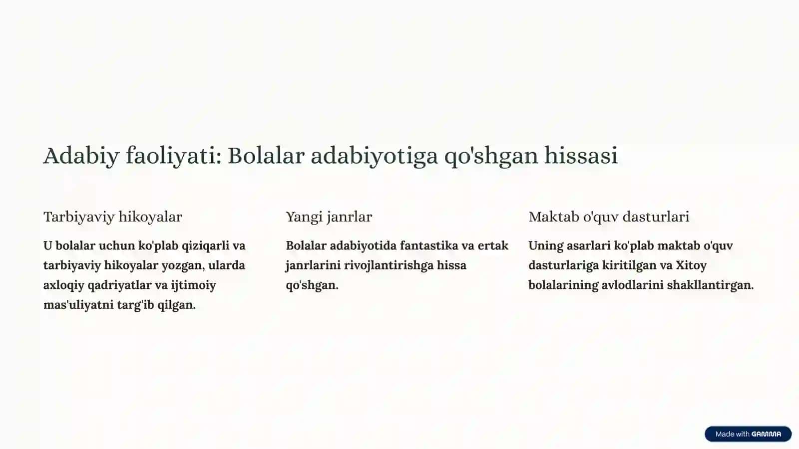 Ye Shengtao hayoti va ijodi: Boshlang'ich maktab ta'limi islohotchisi 4
