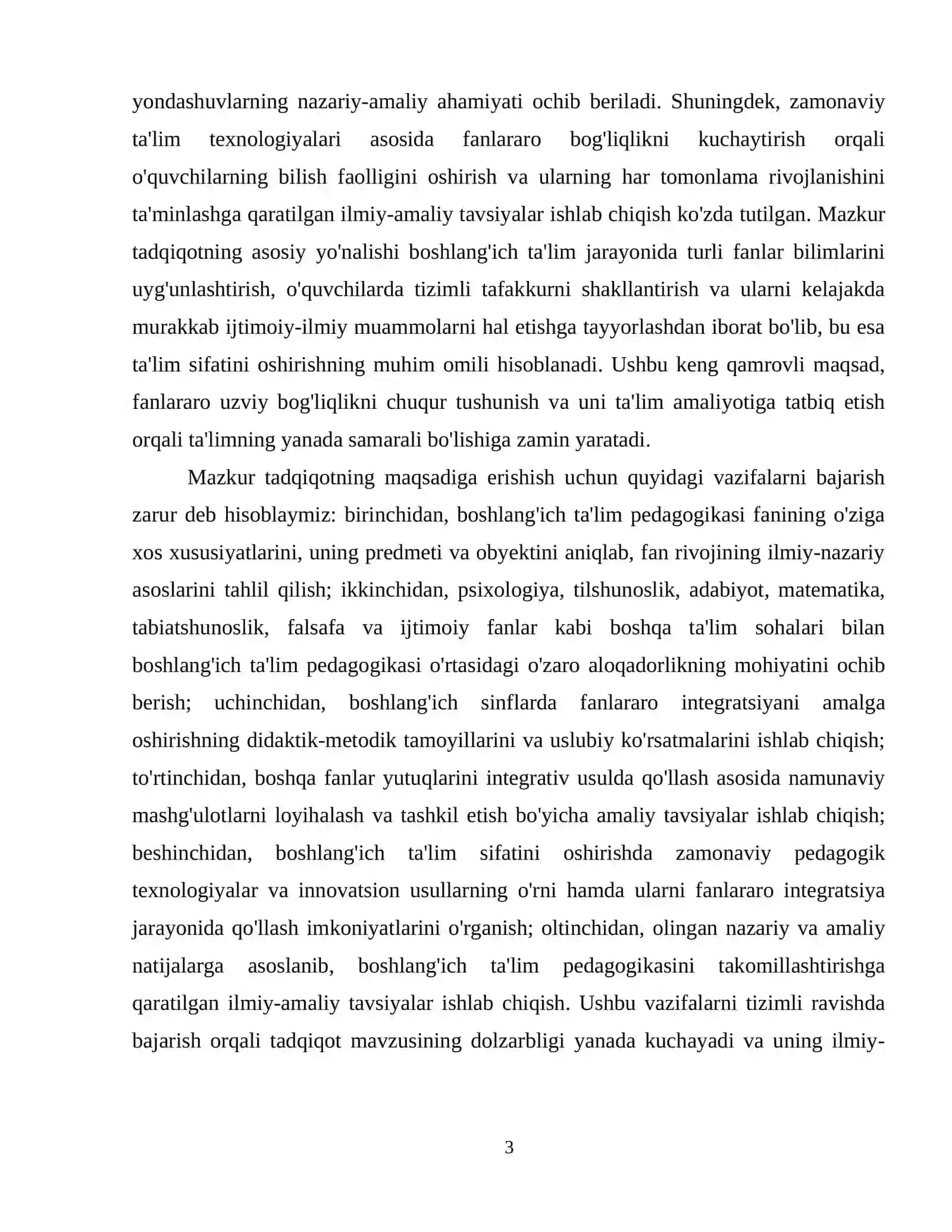 BOSHLANG‘ICH TA’LIM PEDAGOGIKASI FANINING BOSHQA FANLAR BILAN ALOQASI 4