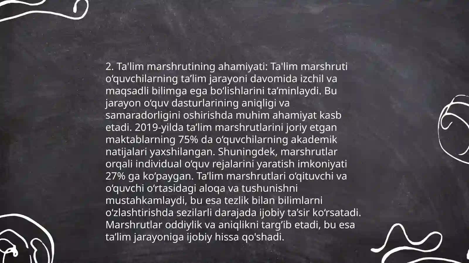 Alohida ta'lim ehtiyojlariga ega bolaning ta'lim marshrutining modeli 4