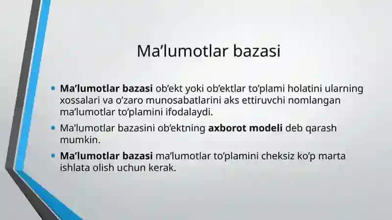 Ma’lumotlarbazasi 4
