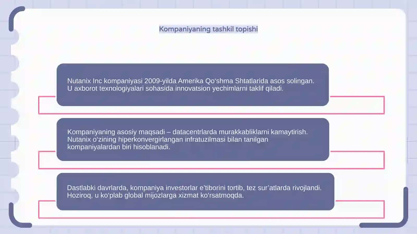 Nutanix Inc haqida umumiy ma'lumot 4