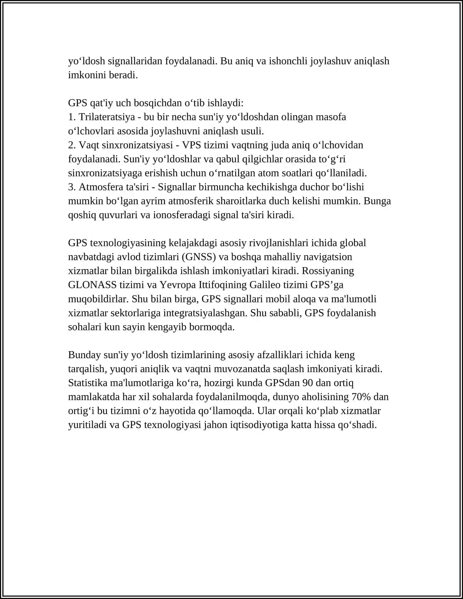 TELEMATIKA ZAMONAVIY TEXNIK MOSLAMALAR VA JIHOZLAR 4