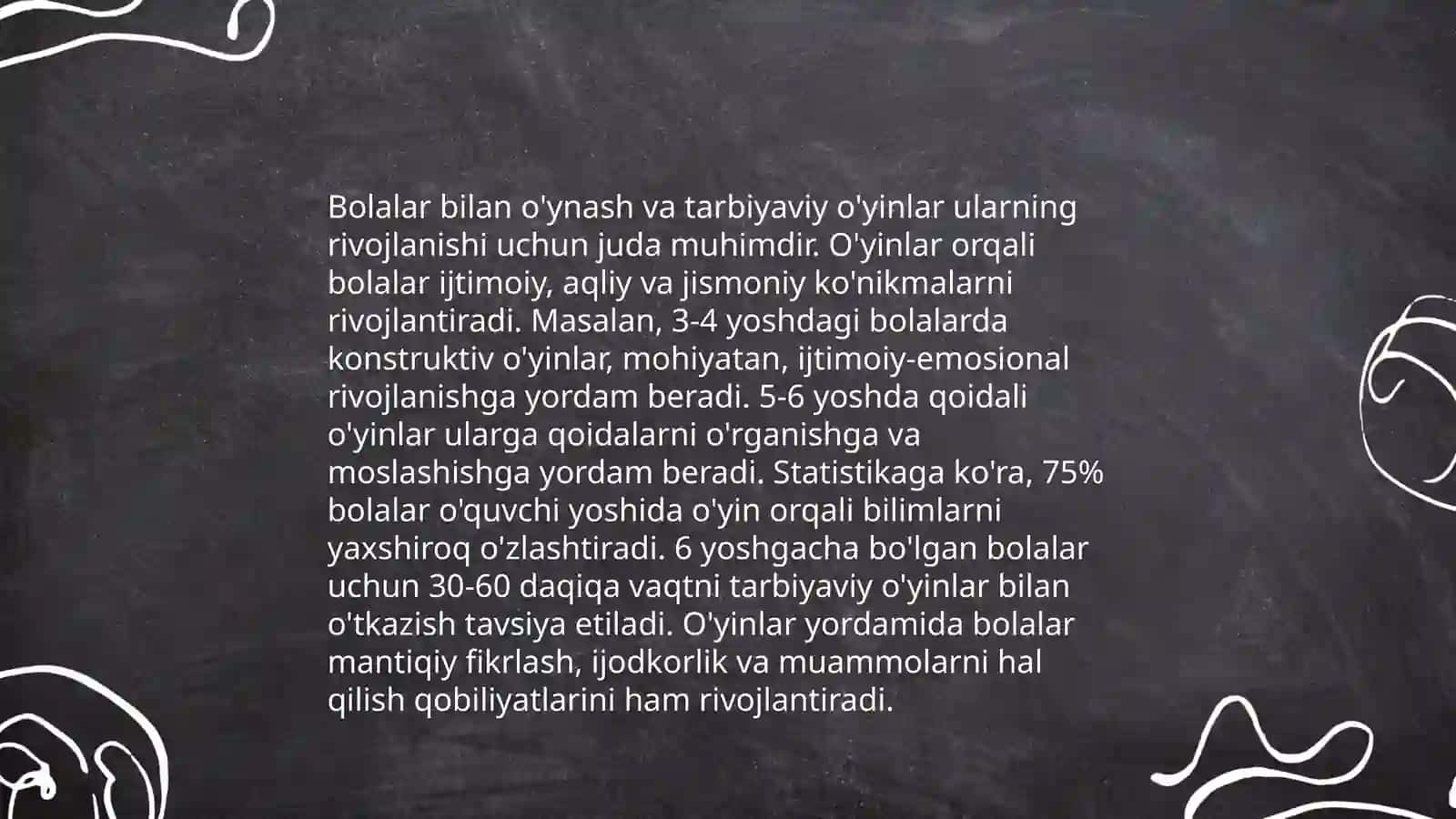 Ilk yoshdagi bolalarning ota onalari bilan ishlash 4
