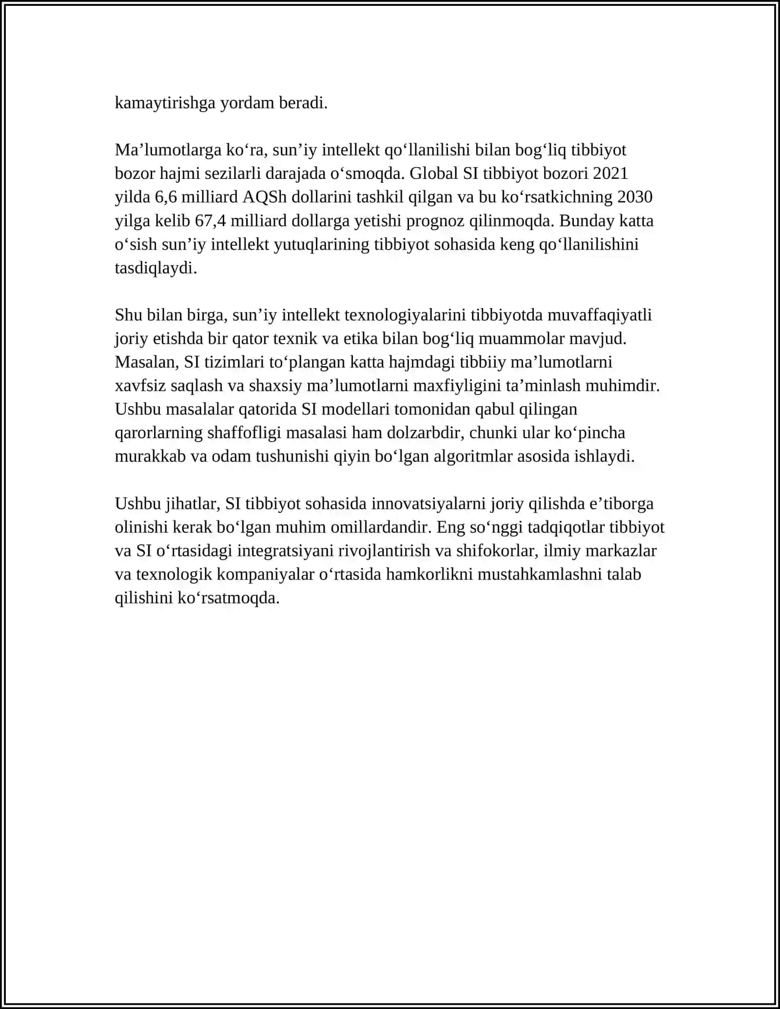 SUN’IY INTELLEKT USULLARI YORDAMIDA KO‘Z KASALLIKLARINI ANIQLASH DASTURINI ISHLAB CHIQISH 4
