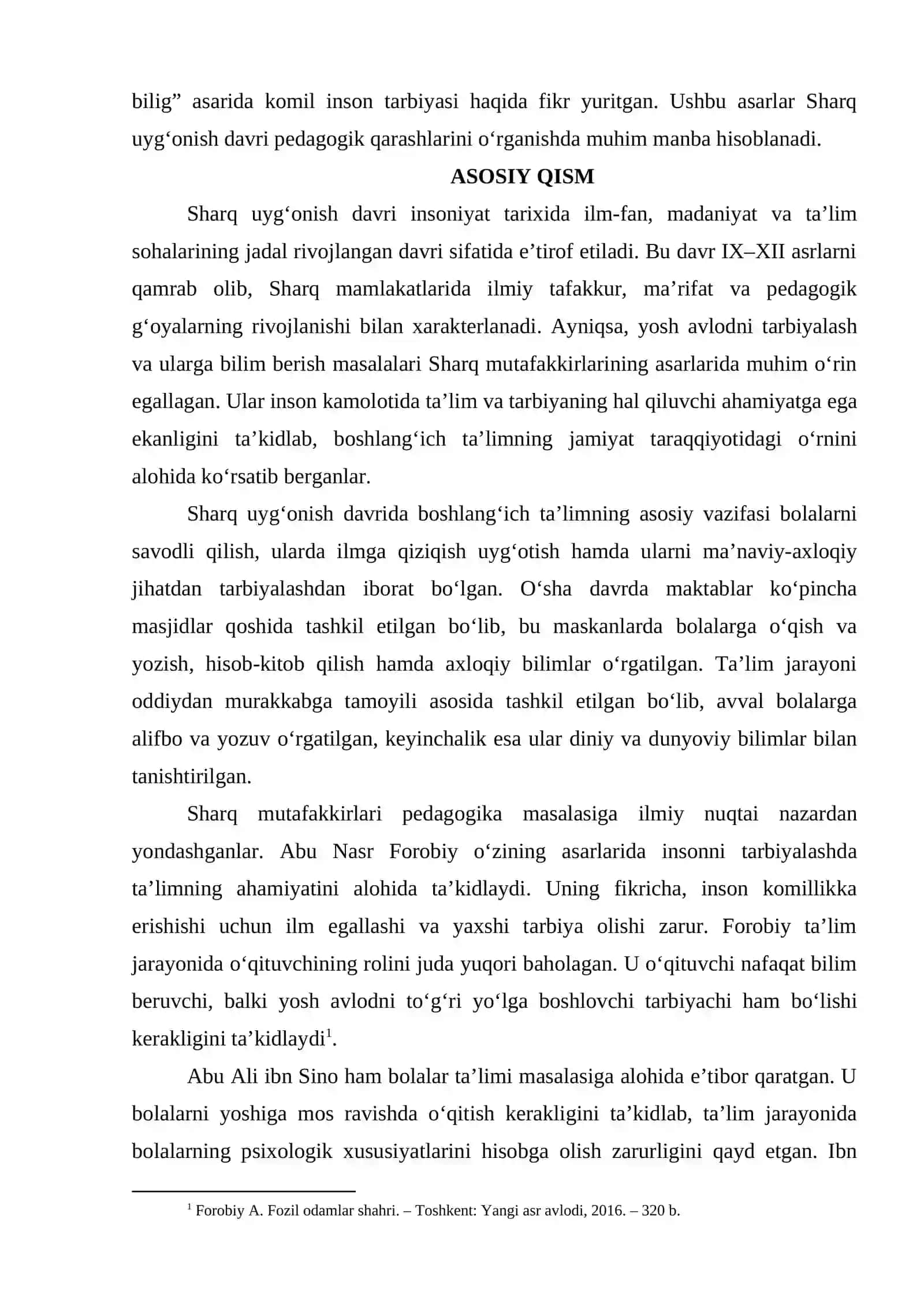 SHARQ UYGʻONISH DAVRIDA BOSHLANGʻICH TAʼLIMGA OID PEDAGOGIK FIKRLARNING RIVOJLANISHI 4