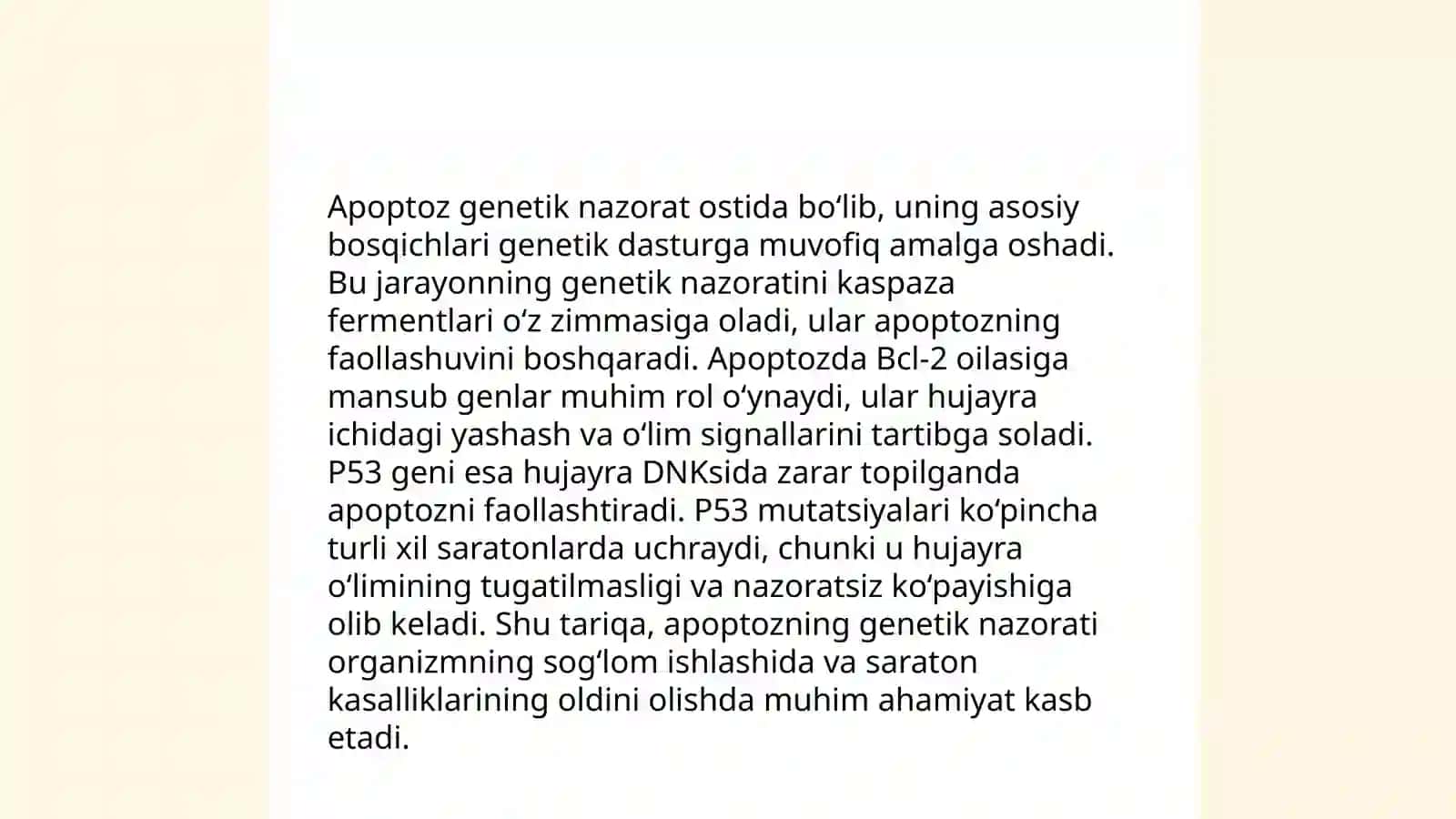 Hujayra appoptozi va uning biologik axamiyati 4