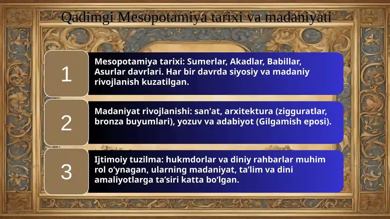 Qadimgi Mesopotamiyatariximanbashunosligi 4