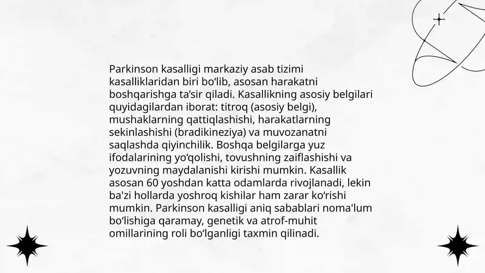 Parkinson kasalligi 4