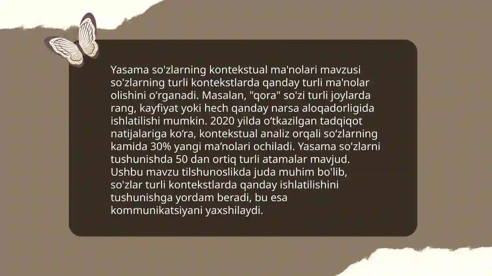 Yasama soʻzlarning semantik strukturasi 4