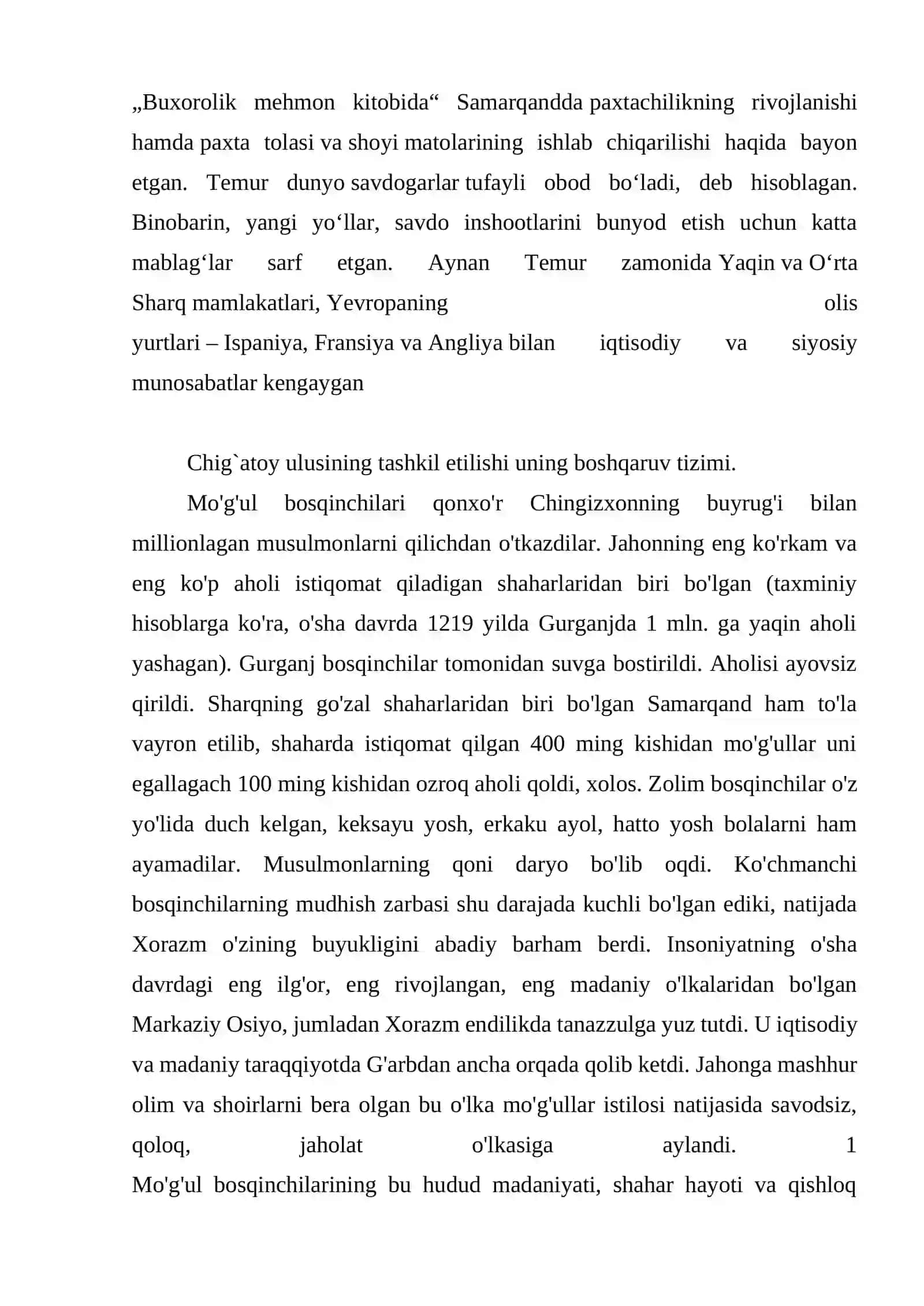 Temuriylar davrida Chig‘atoy soxta xonlari faoliyati 4